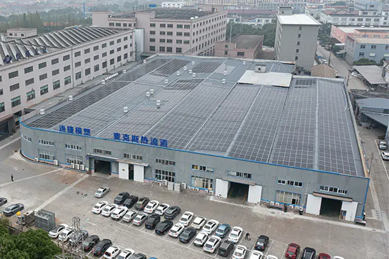 Aerial view of Hengqi's Ningbo factory