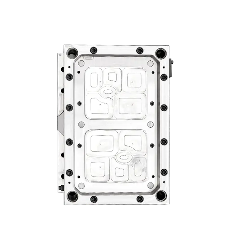 2CAV 6-compartment lunch box lid mould